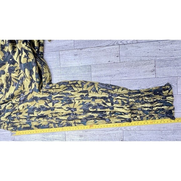 Maison D’Amelie Bishop Sleeve Floral Semi Sheer Regency Blouse XL Whimsigoth - Picture 13 of 15